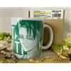 NESSUNA MARCA Tazza Attack on Titan Levi ceramica scena originale arte grazie 82mm x 95mm