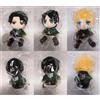 Regalo Set giocattolo peluche Attack on Titan Levi, Eren, Armin personaggi anime regalo