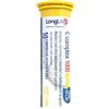 LongLife® C Complex 1000 Fizz | Vitamina C 1000mg per compressa | Alto dosaggio | Con bioflavonoidi da agrumi | Difese immunitarie | Gusto limone | Senza glutine e vegan