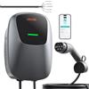 VEVOR Stazione di Ricarica per Auto EV PHEV 22kW Trifase Tipo 2 Grado IP65 per Veicoli Elettrici Ibridi Plug-in 400V CA, Corrente 32A, Controllo Remoto App, Indicatore, Caricabatterie Auto Elettriche