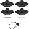 TRW GDB1745 Pastiglie Freno Set di 4 para Fiat Panda/Panda Classic (169_) 2003 - Assale anteriore e Altri Veicoli
