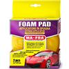 Ma-Fra Foam Pad, Spugna Auto a Celle Strette per Applicazione di Polish, Cere, Sigillanti e Dressing, Ideale per Il Trattamento di Superfici in Gomma, Plastica, Vinile e Pelle, Confezione da 2 Pezzi