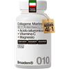 BROADEN 90 Capsule Collagene Marino con Acido ialuronico + Vitamina C + Magnesio | 4 Active in 1