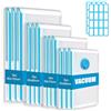 Butyeak Buste Sottovuoto Vestiti,Sottovuoto Vestiti da Viaggio,Vacuum Bag Travel,12PC Organizer Valigia Salvaspazio,Organizer Armadio Salvaspazio,Etichette Adesive Piccole,80x100cm/60x80cm/50x70cm/40x60cm