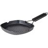 Tognana WI758BAAMNF Grill Quadra con Manico Pieghevole Mythos, Alluminio, Grigio