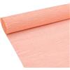 ODETOJOY Rotolo di Carta Crepe Premium da 70g per la Realizzazione di Fiori, Fogli di Carta Crepe Bianca Verde Rosa, Nastri da 10 Pollici di Larghezza, 8 Piedi di Lunghezza (Champagne)