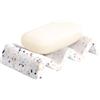 Luxspire Portasapone in marmo, portasapone con drenaggio, portasapone in marmo in resina, portasapone da doccia, portasapone da cucina, per lavello del bagno, terrazzo