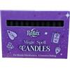 Ro Rox Candele magiche Ro Rox, candele rituali senza profumo per meditazione, manifestazione, purificazione, altare, stregoneria e pratiche pagane, 10 cm, confezione da 12, nere