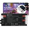 KHKJROS Controller WLED con microfono, ESP32 Digital LED Strip Controller RGB RGBW striscia LED FCOB indirizzabile DC5-24V