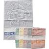 OM DOLCE CASA Strofinacci Canovacci con Tela Aida per Ricamo Misura CM 50X70 100% Cotone Pacco da 6 Pezzi vari modelli Muffin Gnomi Home Prodotto in Italia (Country)