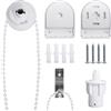 Poweka Kit di Riparazione per Tende a Rullo 32mm, Raccordi Tende Avvolgibili, Staffe di Ricambio in Plastica per Tenda a Rullo Doppia da Poweka