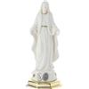 Holyart Statue in resina e PVC: Statua religiosa Madonna Miracolosa resina bianca dettagli dorati 20 cm