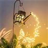 Asslye Annaffiatoio Giardino Solare da Esterno con Farfalla, Luci Solari da Giardino 36LED IP65 Impermeabile, Decorazioni Giardino per Esterno per Cortile, Terrazzo, Paesaggio, Patio