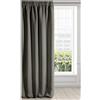 Eurofirany Tenda LOGAN opaca, oscurante, satinata con nastro arricciacapelli, 1 pezzo Elegante, elegante, monocromatica, per soggiorno, camera da letto