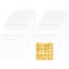 Bornfeel 8x8cm Sacchetti di Violoncello Autoadesivi Piccoli 500 Pezzi Sacchetti di Polietilene OPP Minuscoli 25µm Sacchetti di Cellophane Adesivo Trasparente per Orecchini Biscotti Biscotti(9 Misure a Scelta)