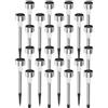 Aigostar Lampade Solari da Giardino 24 pcs 6500K Luce Bianca Freddo IP44 | Luci Solari Esterno Giardino per Terrazza, Prato, Cortile, Vialetti
