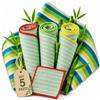 NAMAI - Set di 5 Panni Bamboo Multiuso 70x55, 40x40 e 15x15 cm
