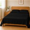 Homebliss Completo Letto 160x190+25 / 200x240 + 45x75 2PCS, Nero