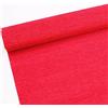 ODETOJOY Rotolo di carta crespa premium da 70 g per fare fiori, fogli di carta crespa scarlatta, 25,4 cm di larghezza, 243,8 cm di lunghezza (rosso)