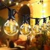 RWSRW Catena luminosa a LED per esterni, 20 m, per esterni, con 30 + 4 lampadine G40, IP65, impermeabile, per esterni, 2700 K, luce bianca calda, per interni ed esterni, giardino, decorazione per feste