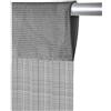 Arsvita - Tenda a fili con passante per bastone, accorciabile individualmente, elemento decorativo moderno ed elegante, disponibile in diversi colori e modelli (140 x 250 cm, grigio/argento)