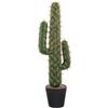 Cabilock Piante Finto Finte in Plastica Cactus Grandi Vaso Grasse a Effetto Decorativo e Facile Manutenzione da Interno per Soggiorno e Arredo Casa
