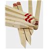 nextradeitalia 10PZ PICCHETTO IN LEGNO CON PUNTA 5X5XH100 CM