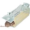 Silberkraft Trappola viva per topi - Trappola riutilizzabile in filo metallico con meccanismo a molla - Trappola per topi rispettosa degli animali per interni ed esterni - 1 pezzo