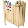Garronda Rollborder Recinzione in legno flessibile 100 x 40 cm bordatura giardino bordura per aiuola staccionata in legno cordolo Decorazione da frutteti Palizzata GD-0148 Naturale (non impregnato)