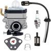 ZAMDOE 753-05251 TB575SS Carburatore Compatibile per Troy-Bilt TB415CS TB146EC TB425CS TB465SS TB475SS TB490BC TB525CS TB525EC TB575SS TB590BC, per Ryobi 875R 825R 890R 650R Decespugliatore