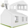 tectake® Gazebo da Giardino 6 x 4 m, Tendone Impermeabile, Protezione UV50+