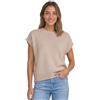 Street One Pullover Girocollo Senza Maniche Color Seppia Chiaro Sabbia 38