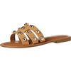 The Drop Monika Flat H-band Slide Sandal Donna, Marrone, 41