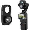 Generic Obiettivo grandangolare per DJI Osmo Pocket 4P, 110° FOV Ultra-Wide View Quick Release Optical Glass Lens Filtro esterno, lega di alluminio rivestimento multistrato Obiettivo grandangolare Accessori