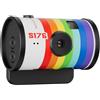 Generic Fotocamera a pellicola vintage 1080P da 3,73 cm con schermo IPS retrò con portachiavi ciondolo mini videoregistratore per viaggi ciclismo moto blogger