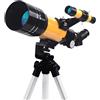 Generic Monoculare per adulti ad alta potenza binocolo astronomia telescopio, telescopio rifrattore multistrato pellicola verde per gioco s