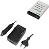 Trade-Shop Set 2 in 1: batteria agli ioni di litio ad alte prestazioni sostituisce Nikon EN-EL23 + caricatore per Nikon Coolpix B700 P900 S810c P610 P600 P610S P900S