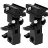 VGOL 2 Pezzi Supporto Ombrello per Slitta Flash con Filettatura 1/4 Compatibile con la Maggior Parte delle Attrezzature Fotografiche