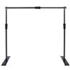 Generic Supporto telescopico facile per sfondi desktop, costruito in metallo ABS che garantisce stabilità e uso sicuro supporto telescopico