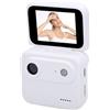LICAEVEY Videocamera Sportiva con Schermo Ribaltabile, Videocamera Vlog 1080P HD con Corpo in ABS, Display TFT da 2.0 Pollici, Grandangolo 143 Gradi, Foto 48M, Ricarica Type C for (WHITE)