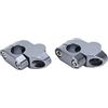Generic Riser Manubrio CNC in Lega di Alluminio Comodo Accessorio per Aumentare la Moto per la Guida su Lunghe Distanze Morsetto Universale per Barre da 7/8 Pollici 22 Mm (Ti colore)
