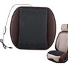 Generico Cuscino Sedile Auto - 42x40cm Ventilato 12v 24v con Ventola Raffreddamento Traspirante | Coprisedile Auto Universale Estivo Supporto Seduta | Cuscino Sedile Fresco per Guida Viaggio Comfort