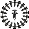 CUTEAS Protettiva Protezione Antispruzzo 120 PZ Foro Auto Pinze Paraurti Auto Pannello Rivestimento Della Porta Rivetti Di Plastica Anteriore Dumper Parafango Di Fissaggio 8mm