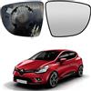 TUTTO PER QUATTRO Vetro Specchietto Retrovisore Per Renault Clio Iv 2012-2019, Captur 2013-2020, Termico, TUTTO PER QUATTRO (Destro)