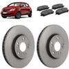 OP Kit dischi 257mm e pastiglie freno anteriori compatibile con Lancia Ypsilon 312_ 2012+