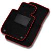 MOTOS Basic Tappetini auto Velours per auto destinato a Audi TT II 8J 2006-2014 - Basic, Materiale, Rosso tappetino auto - Provate un nuovo comfort di guida con un set di tappetini in velluto