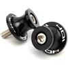 YUTUJBKM nottolini cavalletto moto Per Husqvarna Svartpilen 125 250 401 701 CNC M10 Accessori Moto Supporti Bobina Forcellone Slider Cavalletto Viti Bulloni(Black)