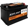 La Casa della Batteria Batteria Auto Expedit Moving Energy Tech Batteria 12v Batteria Auto 100Ah 850A PRO+50% POTENZA L4 100P DX 31.5×17.5×19 cm Senza Manutenzione Pronta all'Uso Made in Italy