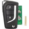 topone1 2Tasti Chiave telecomando 433 MHz chip H-8A per Toyota Hilux e Yaris