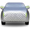 Chihen Telo Copriauto Antigrandine per Suzuki S-Cross 2022-2025,Copertura Auto Impermeabile da Esterno con Imbottitura Spessa in Cotone,Antivento Antigraffio UV Protezione per Berline e SUV(Argento)